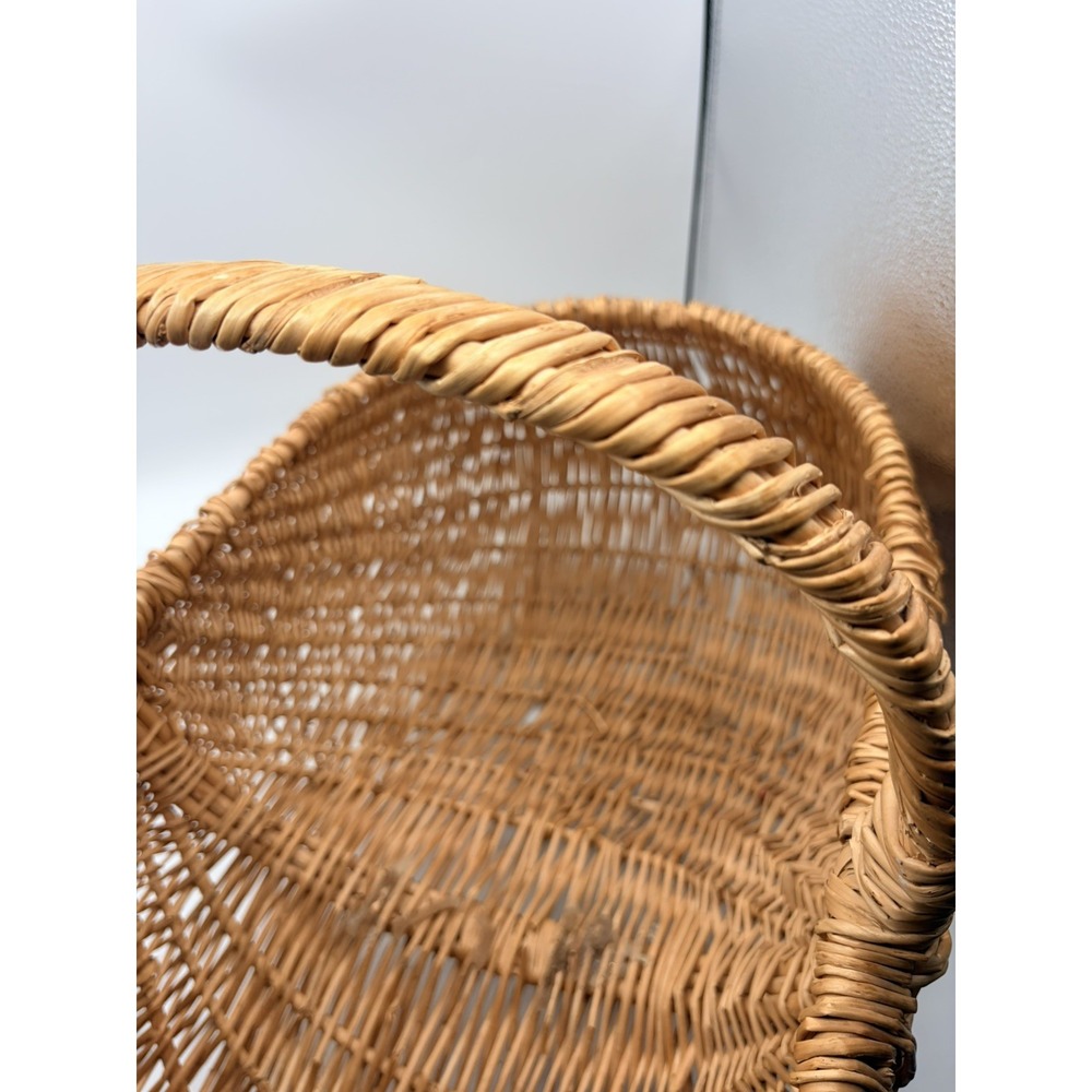 Natural Large Handmade Rustic Basket - Picture 4 of 6